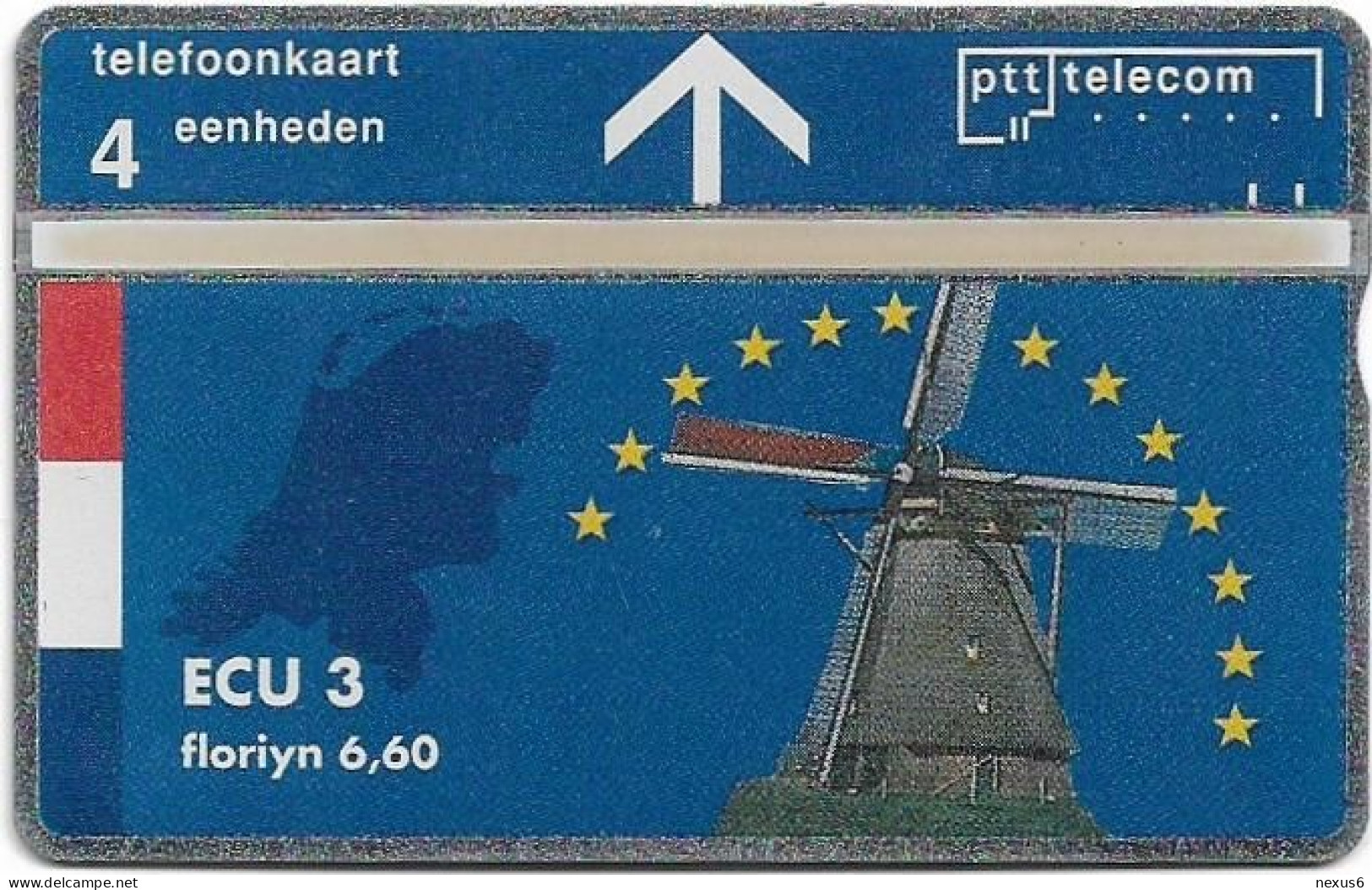 Netherlands - KPN - L&G - R045-01 - Ecu Nederland - 304L - 04.1993, 4Units, 10.000ex, Mint - Privat