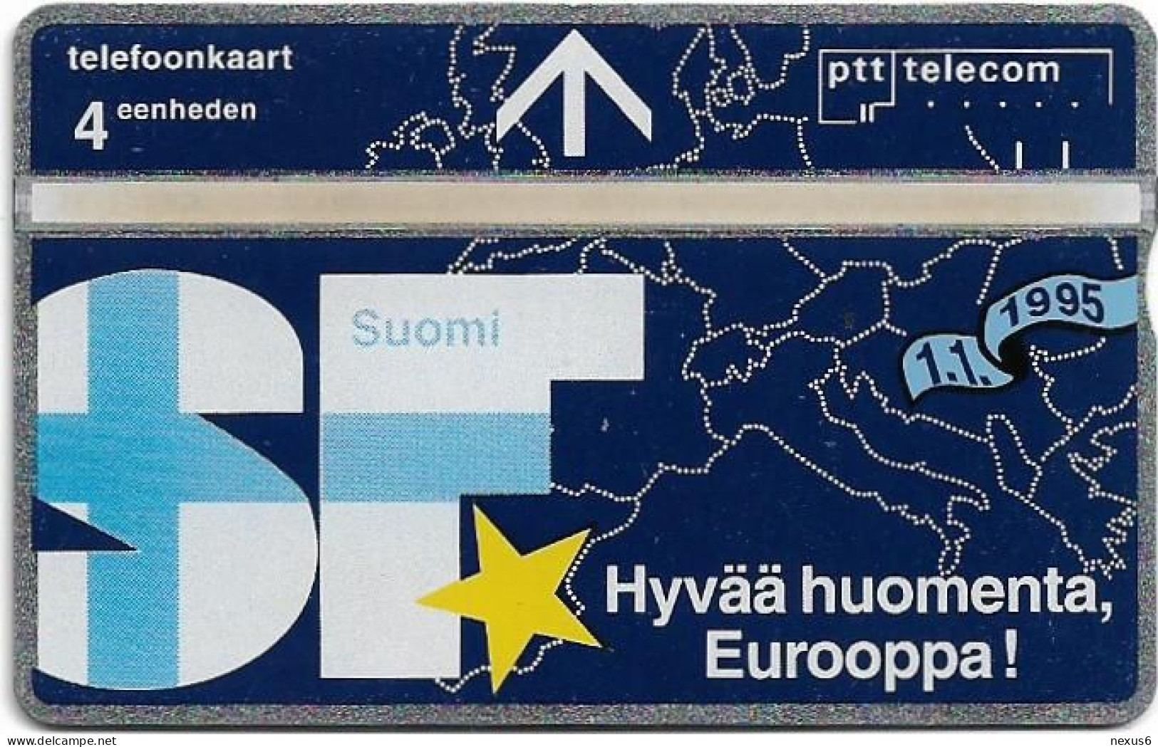 Netherlands - KPN - L&G - R040-14 - Finland, Hyvaa Huomenta Eurooppa! - 404C - 04.1994, 4Units, 5.000ex, Mint - Private