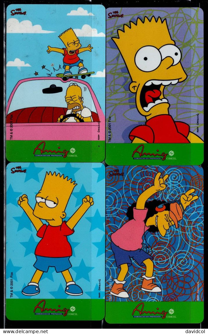 TT135-COLOMBIA PREPAID CARDS - 2002 - USED - AMIGO - THE SIMPSONS (#4) - Kolumbien