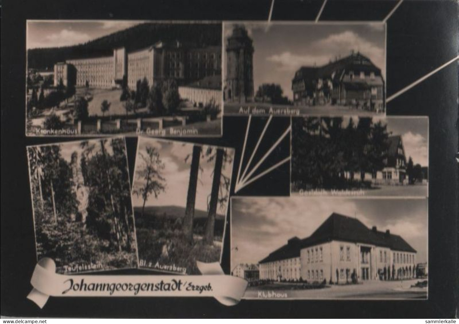 39708 - Johanngeorgenstadt - U.a. Krankenhaus - 1965 - Johanngeorgenstadt