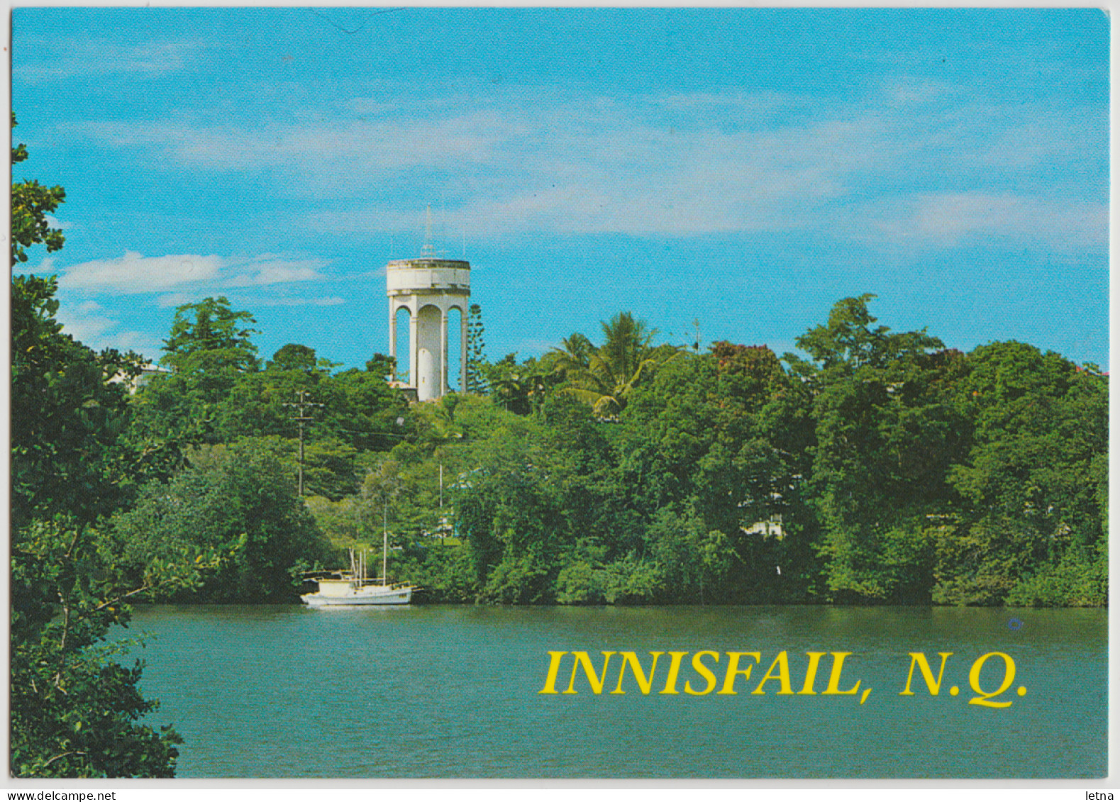 Australia QUEENSLAND QLD Water Tower Johnstone River INNISFAIL Peer PC1069 Postcard C1980s - Far North Queensland