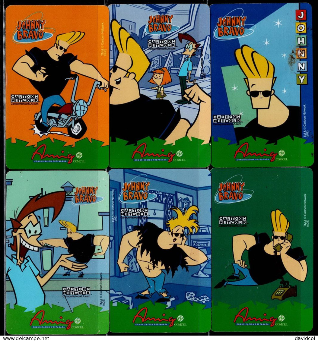 TT148-COLOMBIA PREPAID CARDS - 2004 - USED - AMIGO - JOHNNY BRAVO - (#3) - Colombie