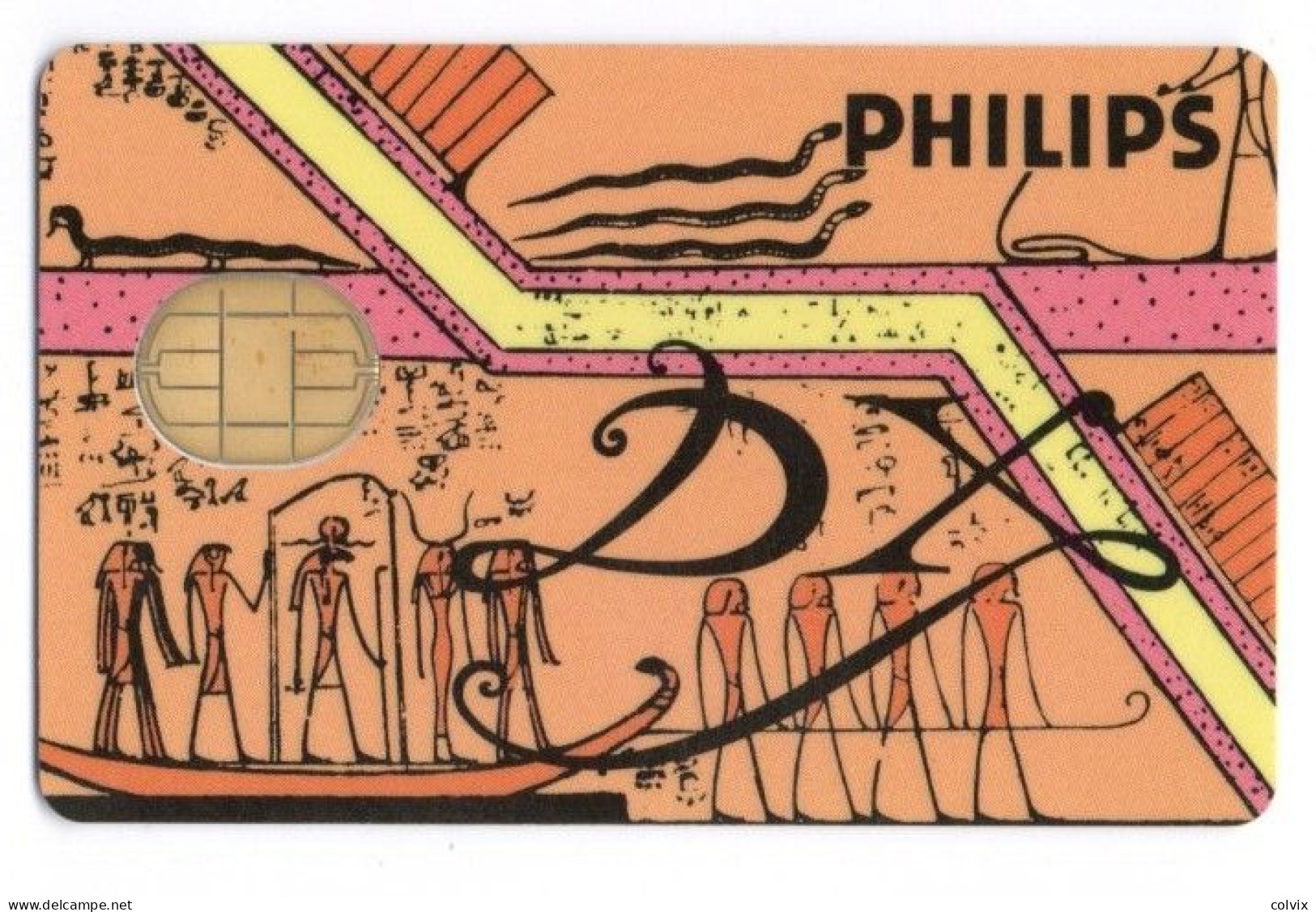 FRANCE CARTE A PUCE DEMO PHILIPS DX EGYPTE - Ausstellungskarten