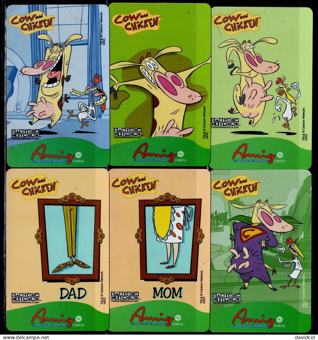 TT150-COLOMBIA PREPAID CARDS - 2004 - USED - AMIGO - COW AND CHICKEN - (#1) - Kolumbien