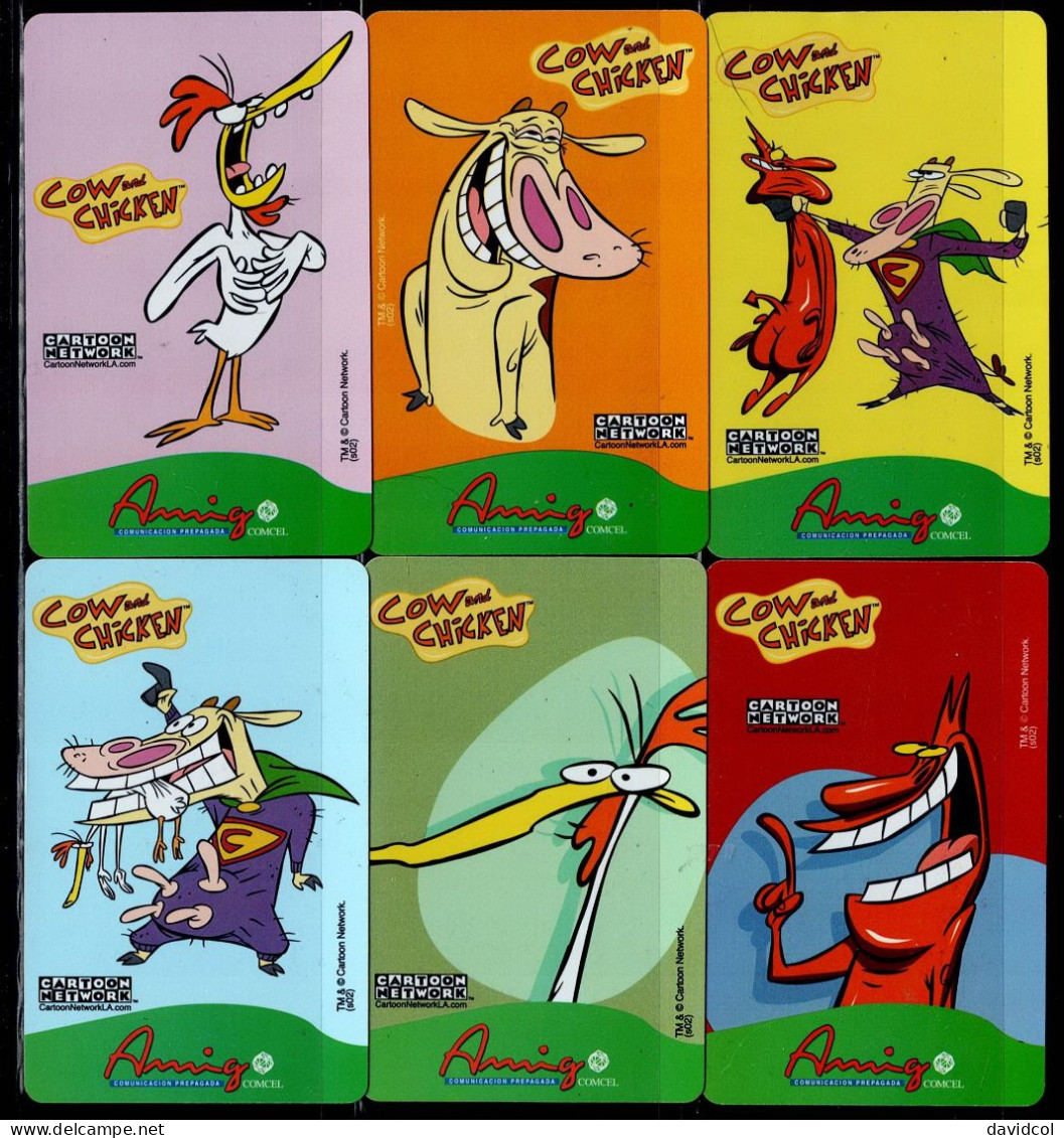 TT151-COLOMBIA PREPAID CARDS - 2004 - USED - AMIGO - COW AND CHICKEN - (#2) - Kolumbien