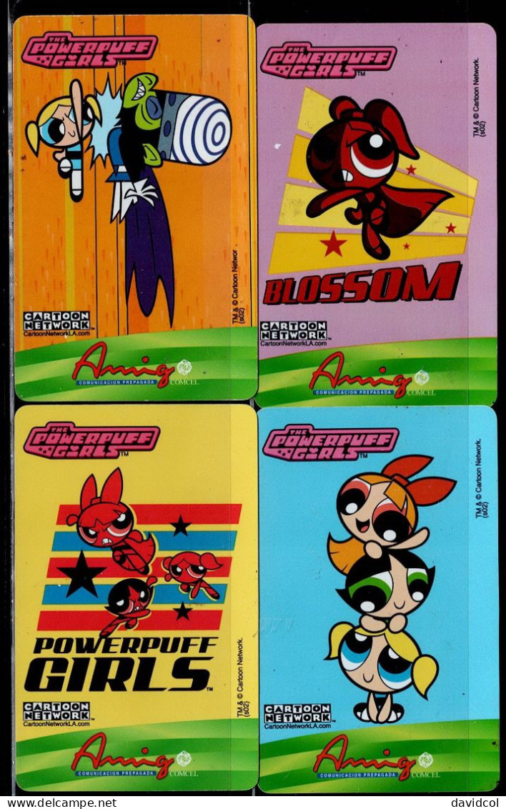TT157-COLOMBIA PREPAID CARDS - 2004 - USED - AMIGO - THE POWERPUFF GIRLS - (#4) - Colombia