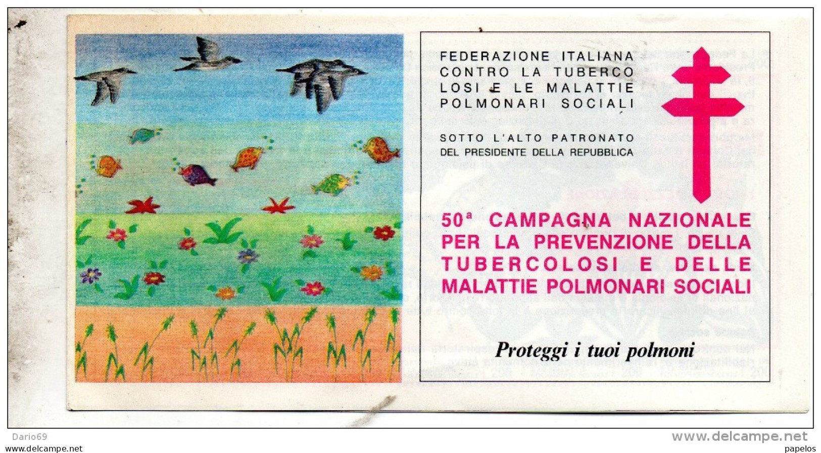 50° CAMPAGNA NAZIONALE PER LA PREVENZIONE DELLA TUBERCOLOSI E DELLE MALATTIE POLMONARI - Fantasie Vignetten