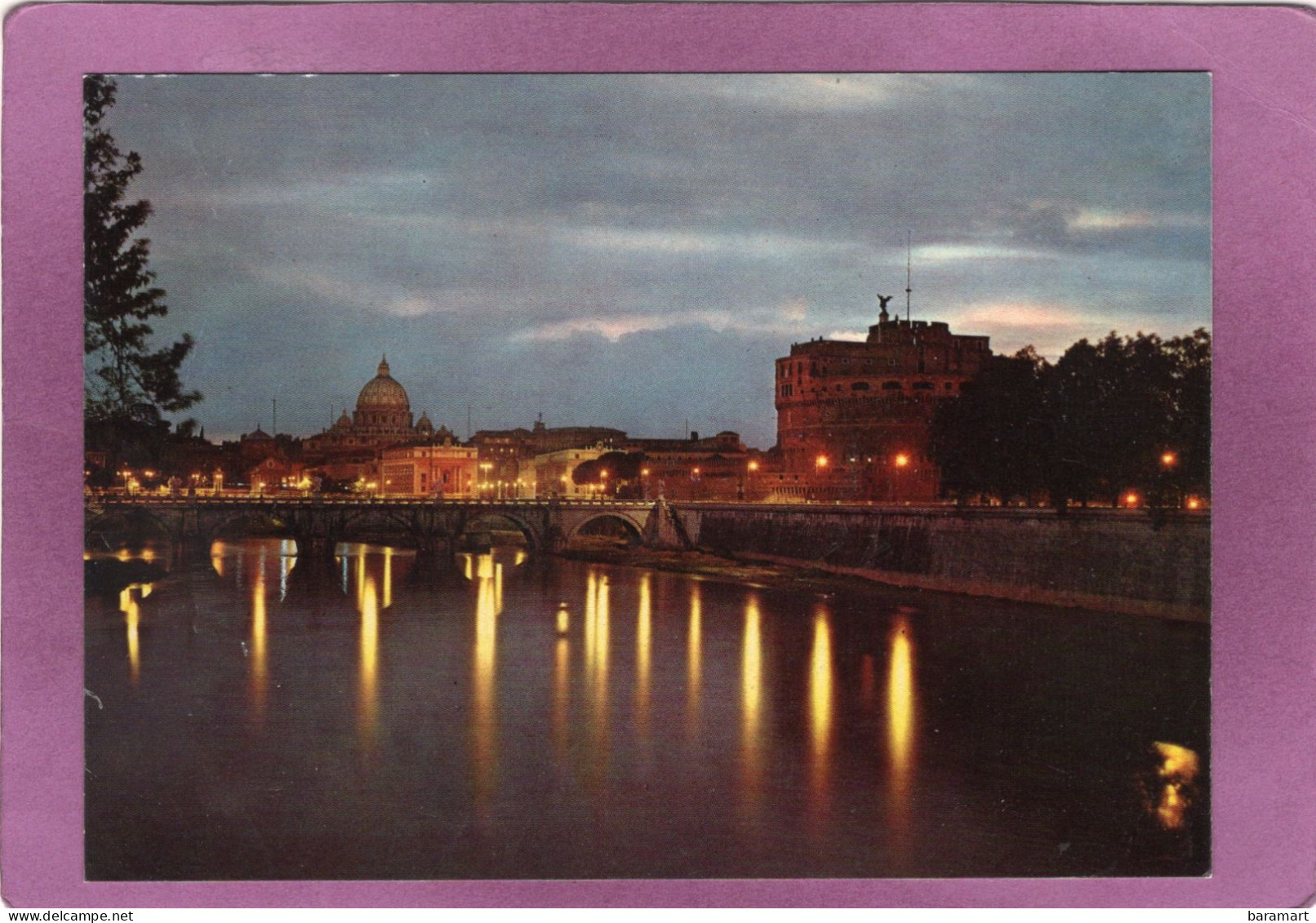 ROMA  PONTE E CASTEL S. ANGELO Sant'Angelo Bridge And Castle Pont Et Château Saint Ange - Castel Sant'Angelo