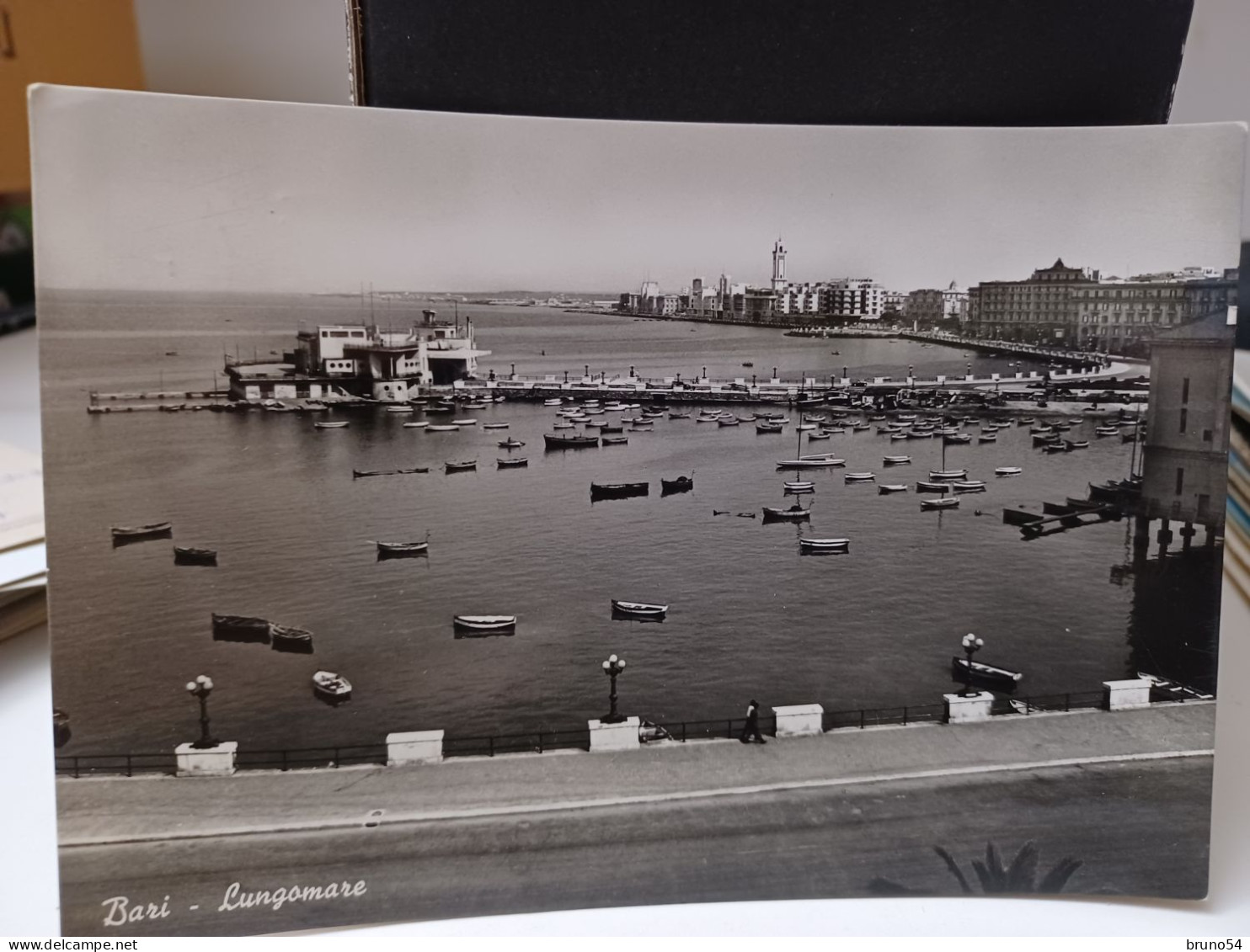 Cartolina Bari Lungomare 1954 - Bari