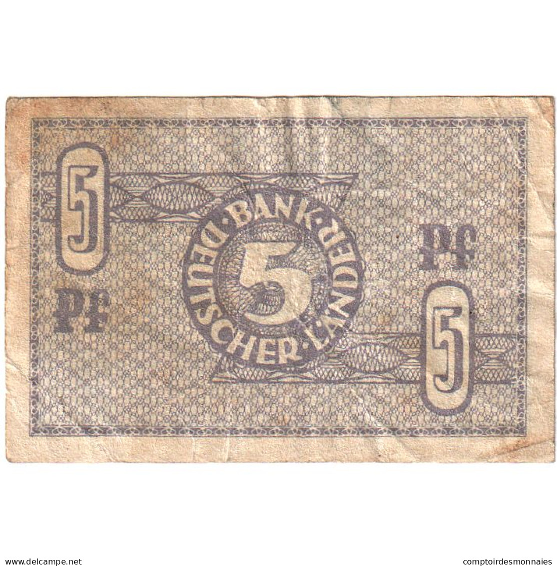 Billet, République Fédérale Allemande, 5 Pfennig, 1948, KM:11a, TB+ - 5 Pfennig