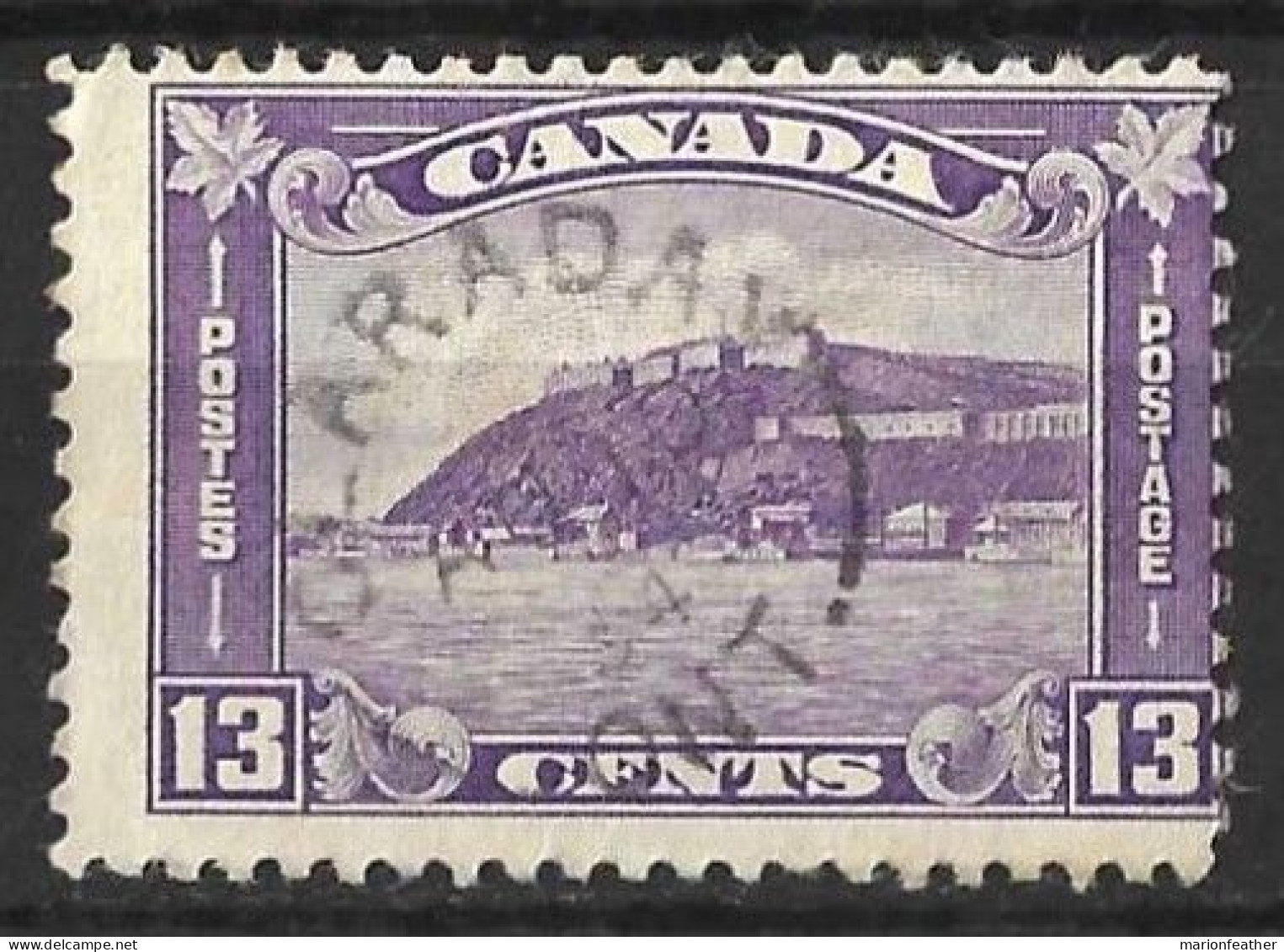 CANADA...KING GEORGE V....(1910-36.)..."1932."....13c.....SG325.....GOOD CDS POSTMARK.....VFU... - Gebruikt