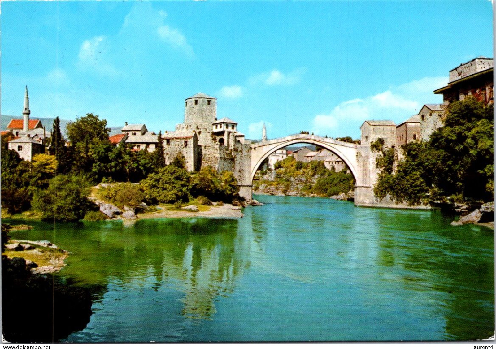 16-3-2024 (3 Y 13) Ex Yugoslavia - (UNESCO Now In Bosnia Herzegovina) Bridge In City Of Mostar (posted To France 1981) - Bosnie-Herzegovine