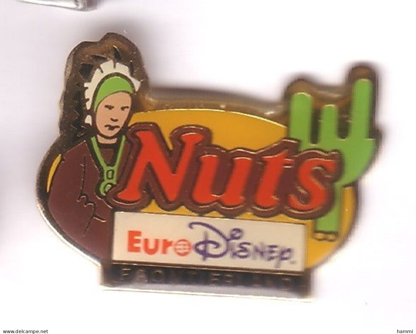 D232 Pin's Euro DISNEY CACTUS INDIEN  Chocolat NUTS Nestlé Achat Immédiat - Disney