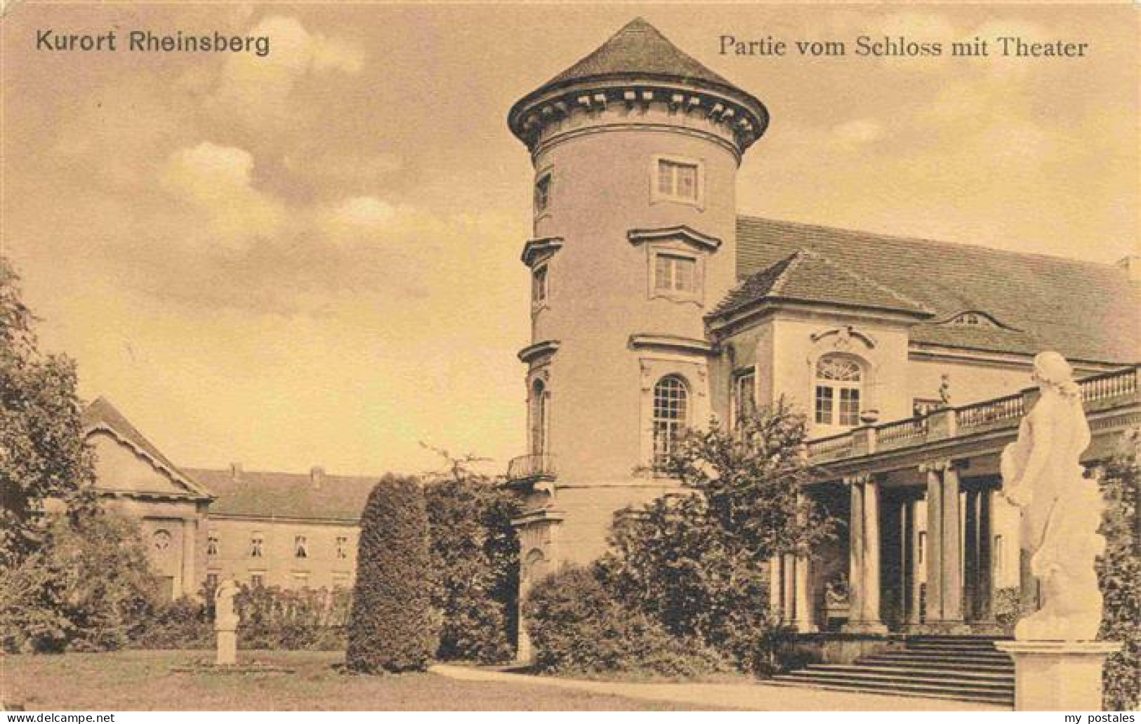 73964616 Rheinsberg_Brandenburg Partie Vom Schloss Mit Theater - Zechlinerhütte