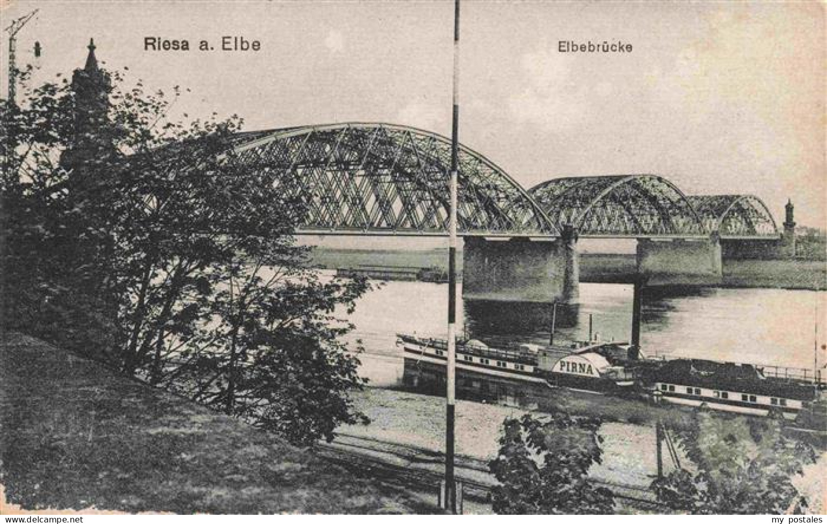 73964604 Riesa_Sachsen Elbebruecke - Riesa