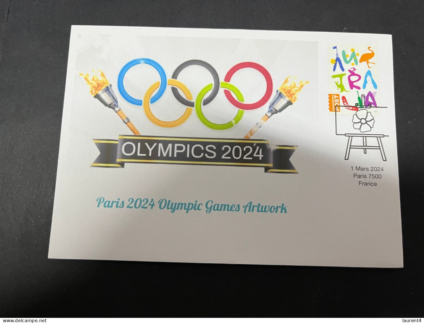 16-3-2024 (3 Y 14) Paris Olympic Games 2024 - 2 (of 12 Covers Series) (2 Covers) - Summer 2024: Paris