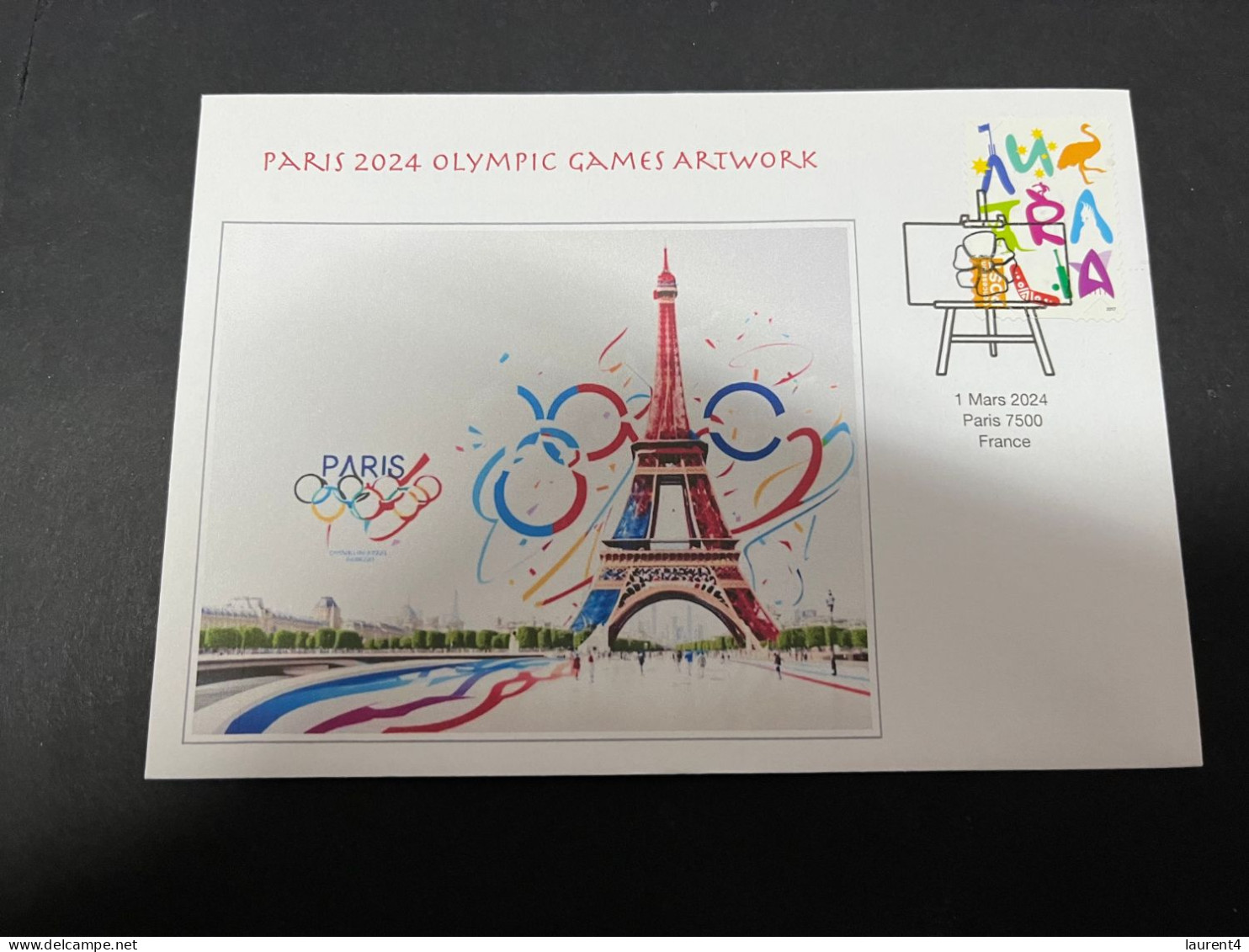 16-3-2024 (3 Y 14) Paris Olympic Games 2024 - 2 (of 12 Covers Series) (2 Covers) - Eté 2024 : Paris