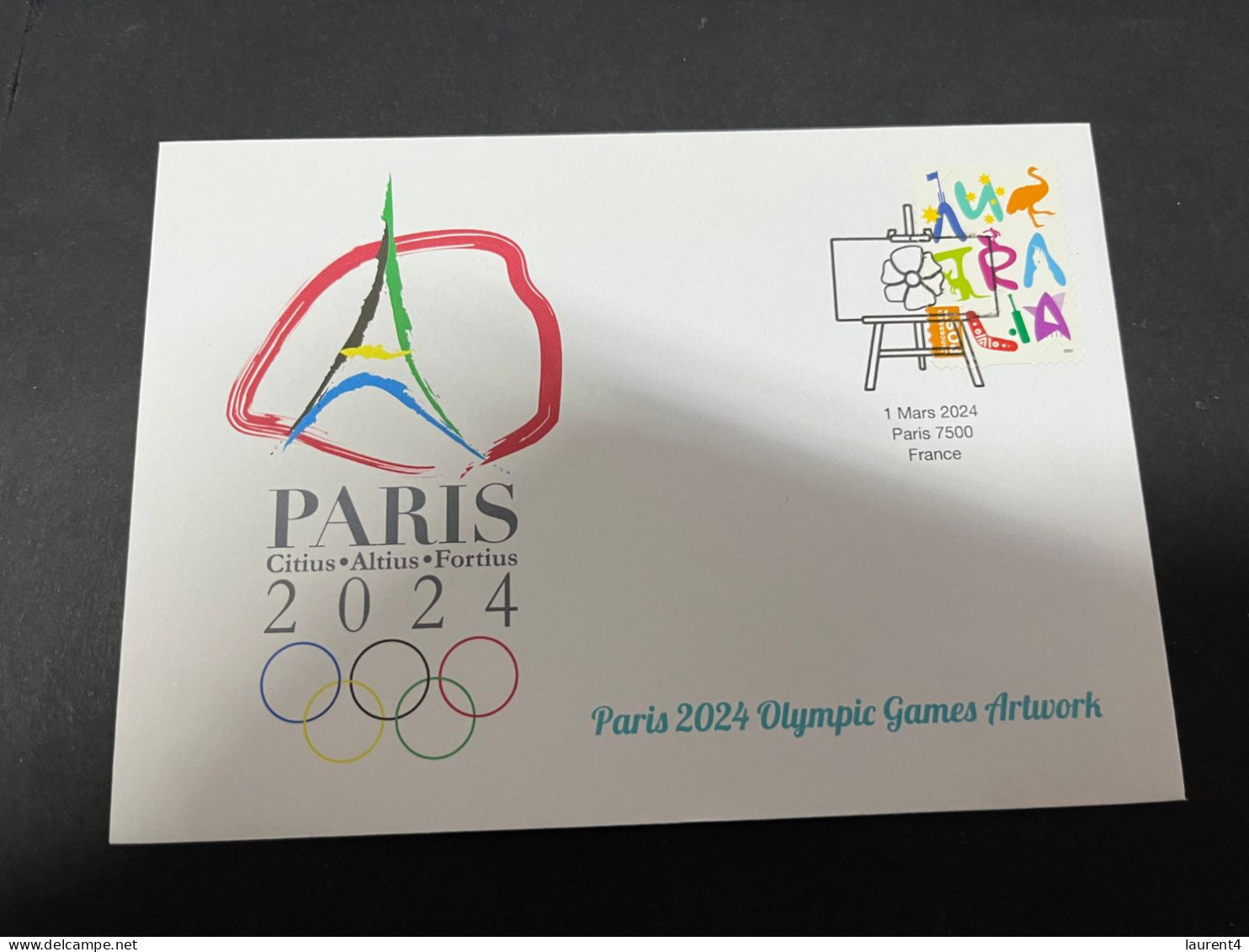 16-3-2024 (3 Y 14) Paris Olympic Games 2024 - 2 (of 12 Covers Series) (2 Covers) - Eté 2024 : Paris