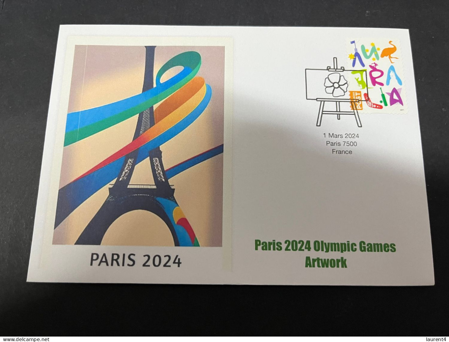 16-3-2024 (3 Y 14) Paris Olympic Games 2024 - 2 (of 12 Covers Series) (2 Covers) - Eté 2024 : Paris