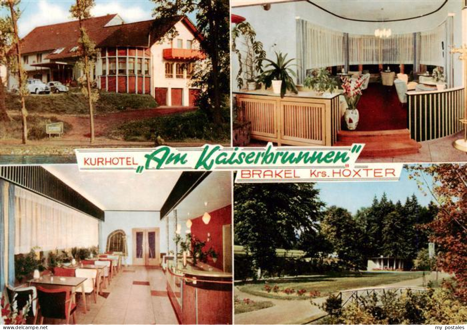 73924892 Brakel_Westfalen Kurhotel Am Kaiserbrunnen Gastraeume Park - Brakel