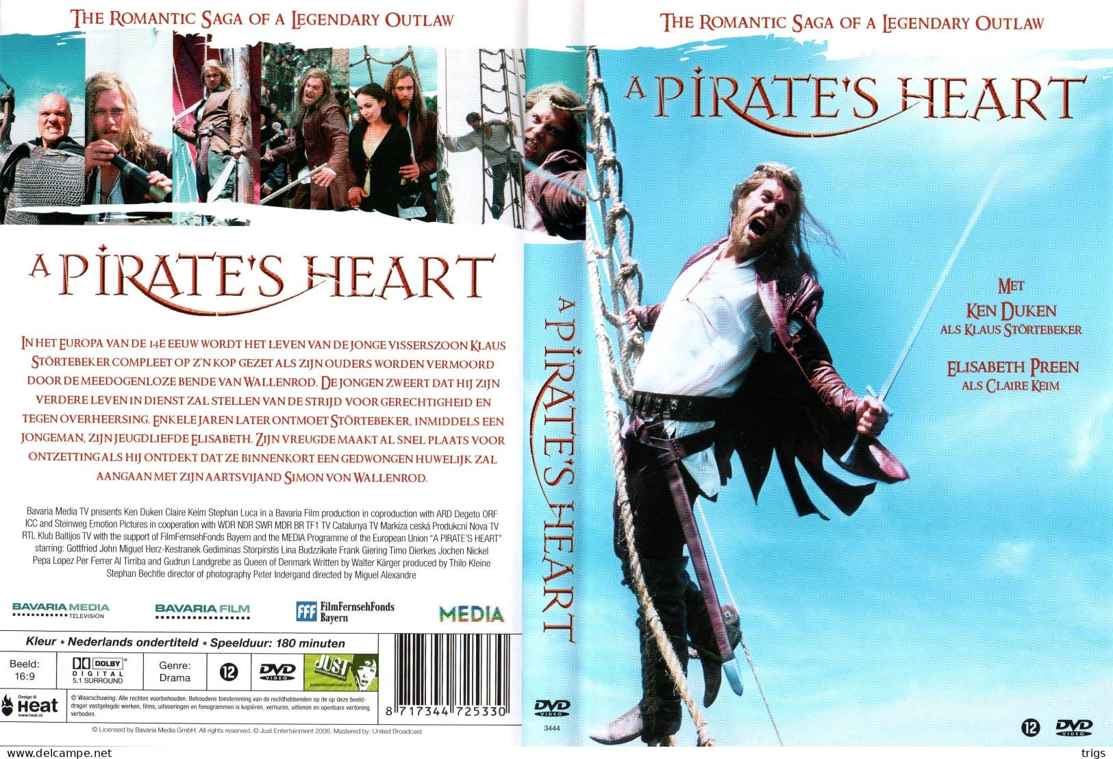 DVD - A Pirate's Heart - Action, Aventure