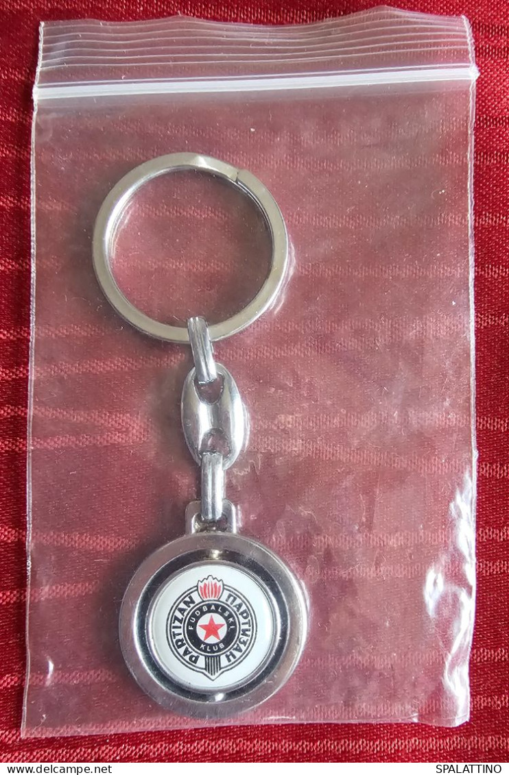 FK PARTIZAN BEOGRAD KEYCHAIN, KEY- RING - Bekleidung, Souvenirs Und Sonstige