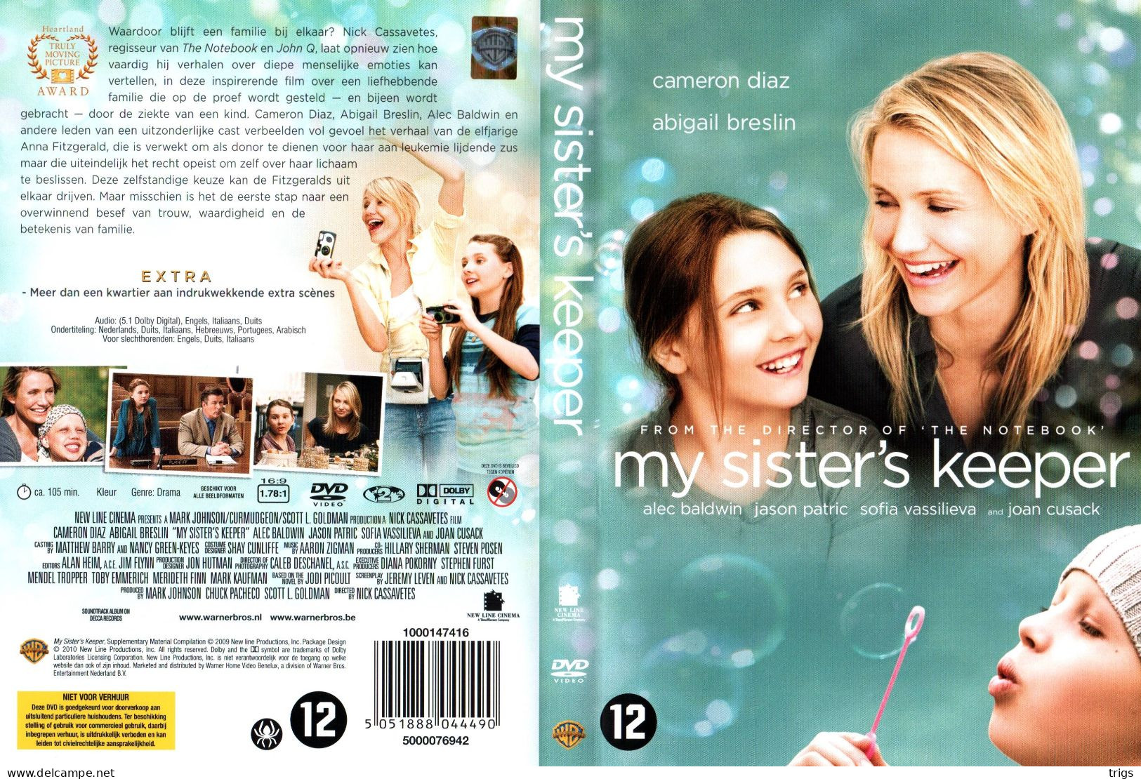 DVD - My Sister's Keeper - Drame