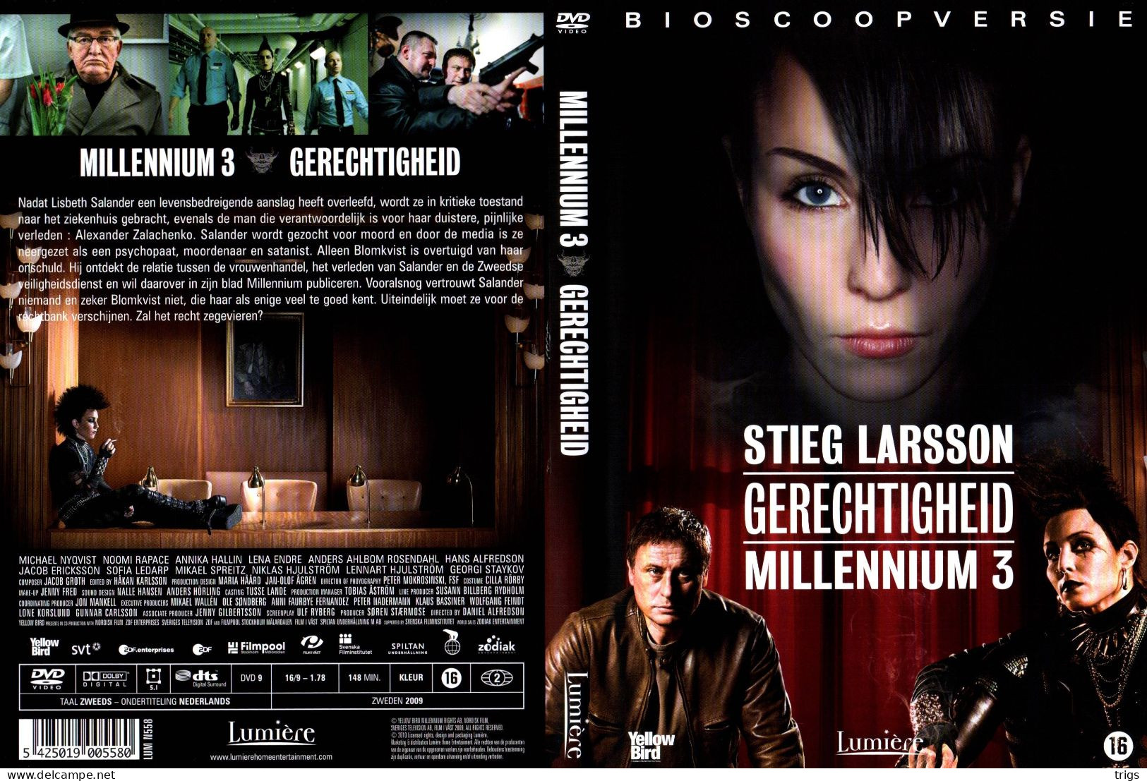 DVD - Millennium 3: Gerechtigheid - Polizieschi