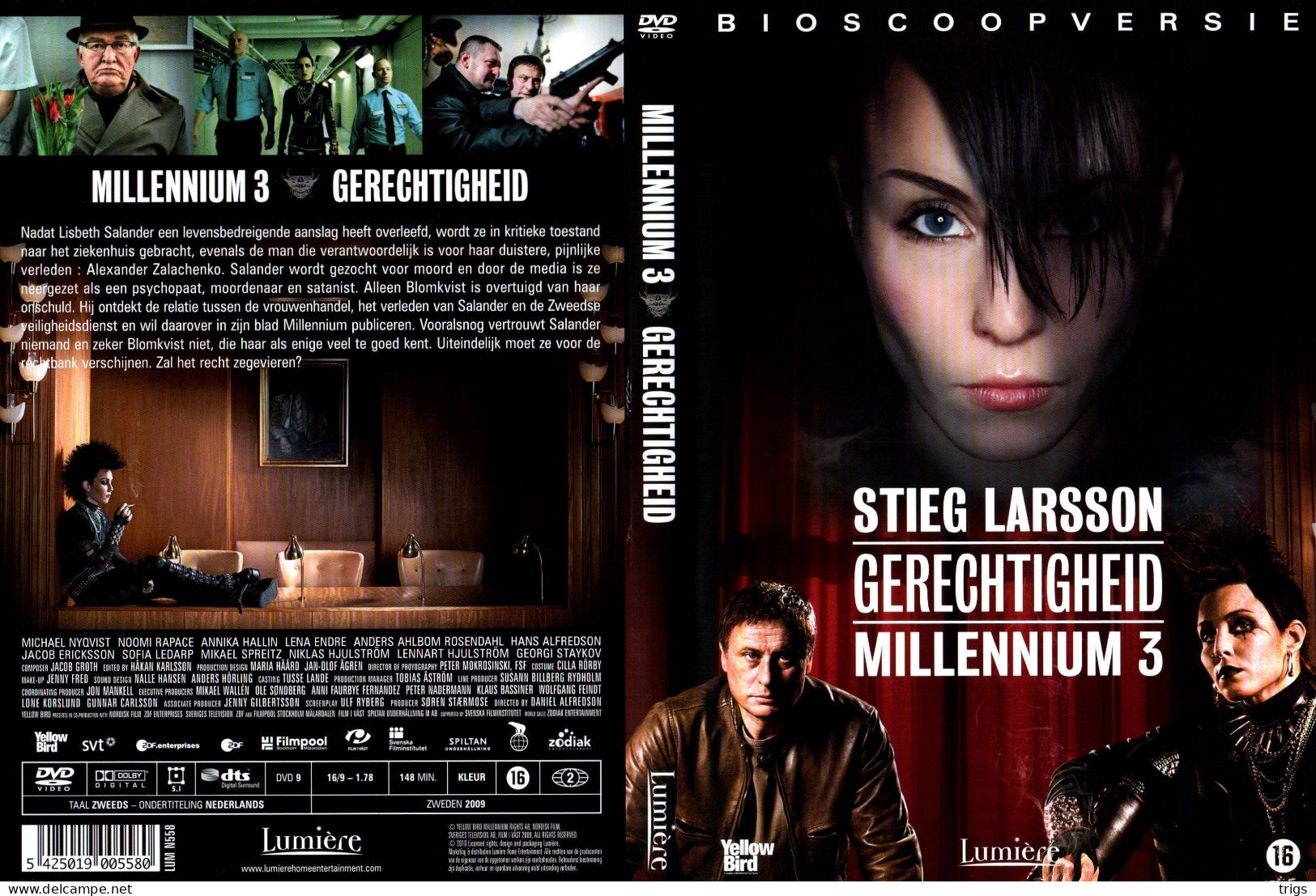 DVD - Millennium 3: Gerechtigheid - Politie & Thriller
