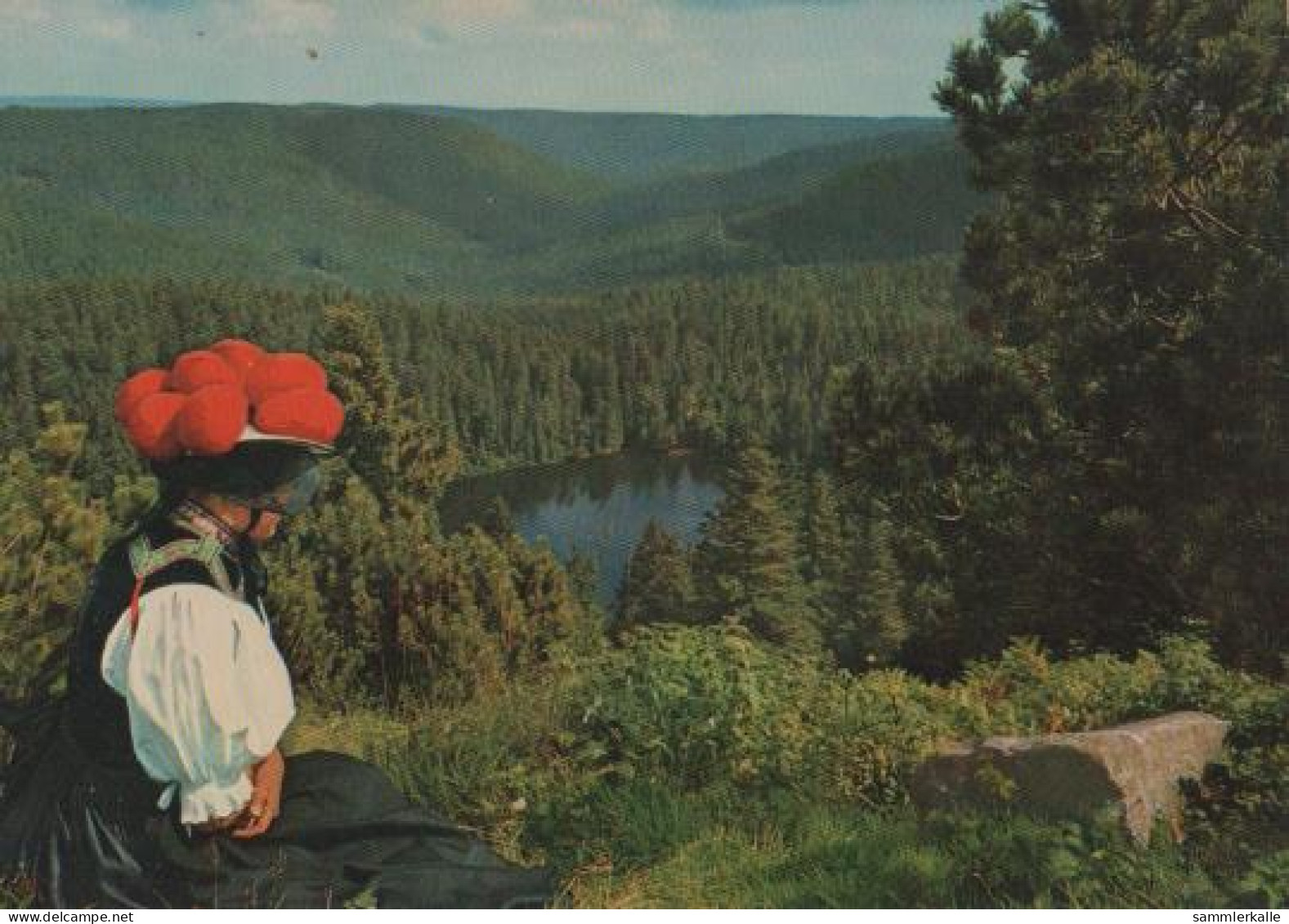 19038 - Gutach - Schwarzwald Mit Frau In Tracht - Ca. 1975 - Gutach (Schwarzwaldbahn)