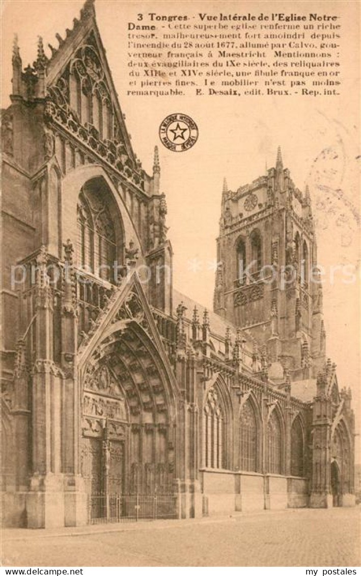 73523150 Tongres Vue Laterale De L’Eglise Notre Dame Tongres - Tongeren