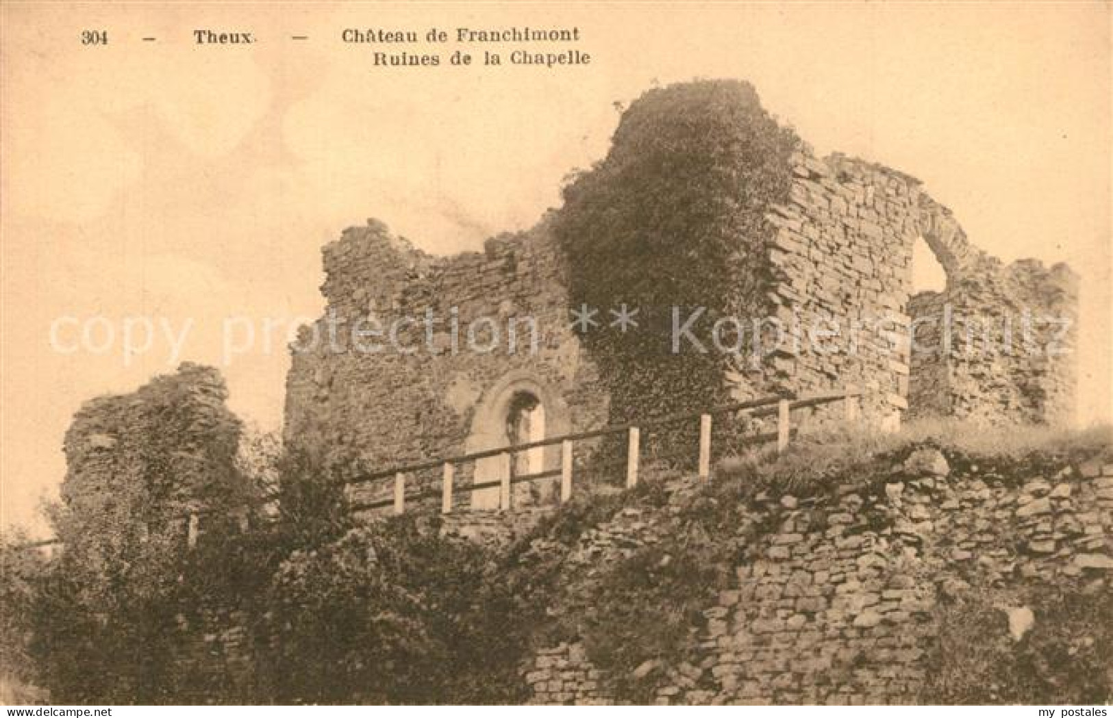 73523110 Theux Chateau De Franchimont Ruines De La Chapelle Theux - Theux