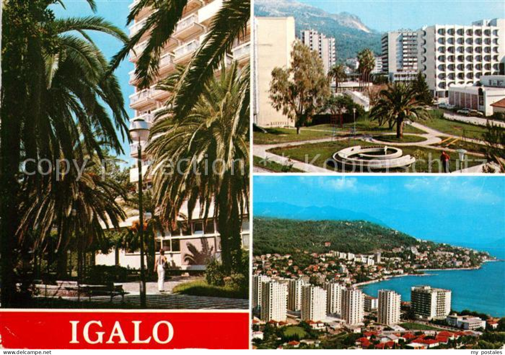 73522828 Igalo Hotel Park Kuestenpanorama Fliegeraufnahme Igalo - Montenegro