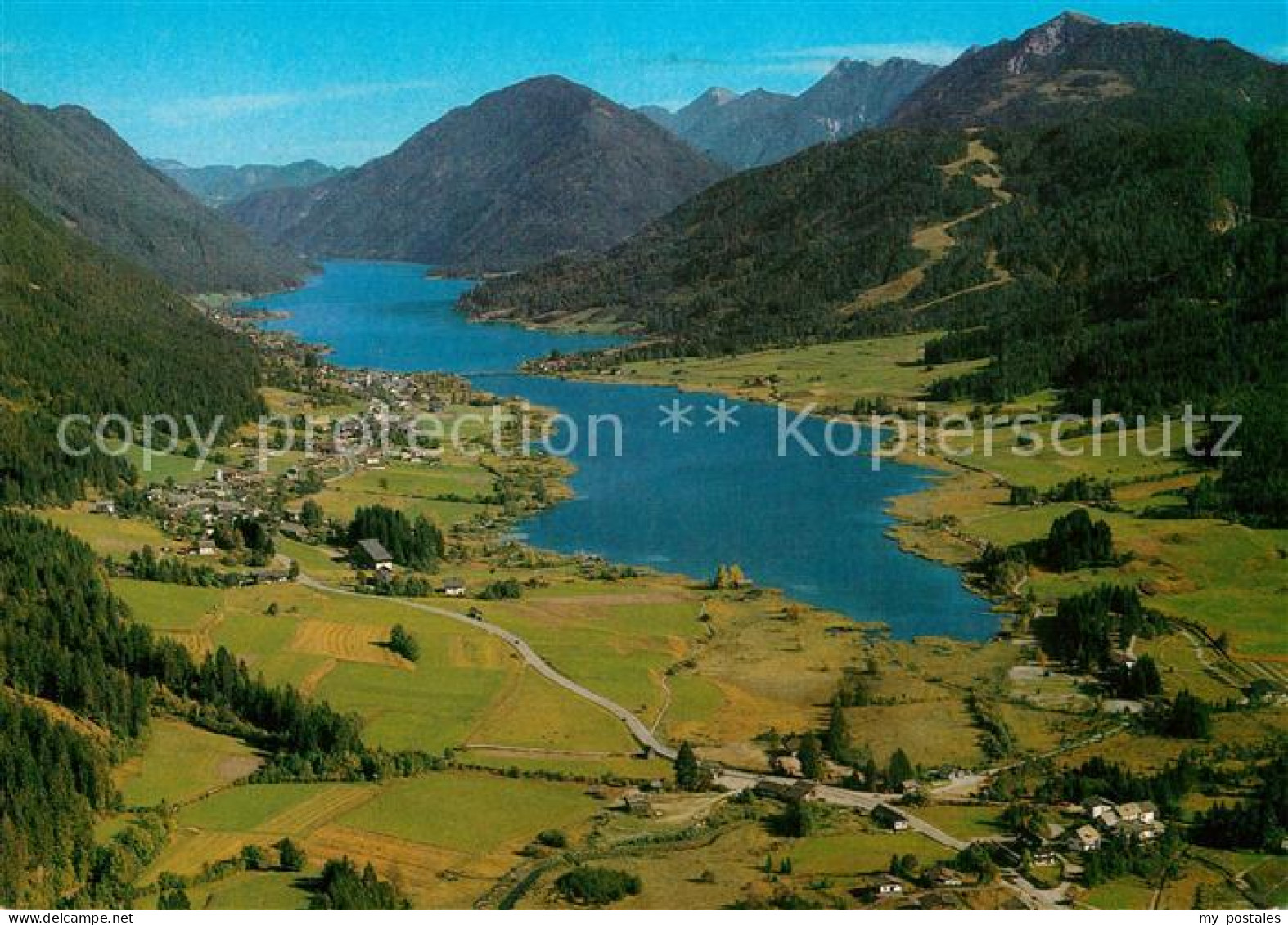 73521428 Weissensee Kaernten Fliegeraufnahme Weissensee Kaernten - Weissensee