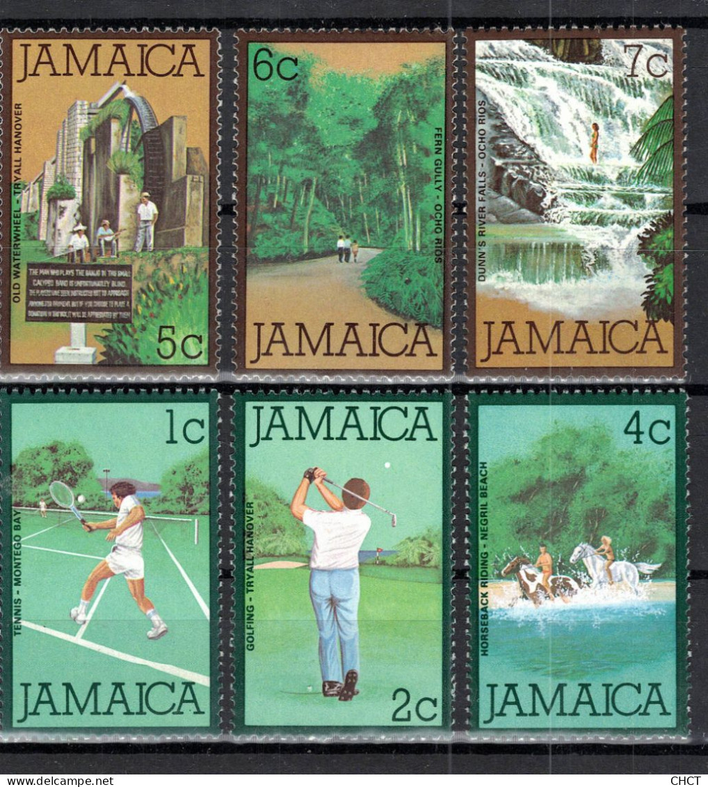 CHCT83 - Tourism, Sports, Complete Series, MNH, 1979, Jamaica - Jamaique (1962-...)