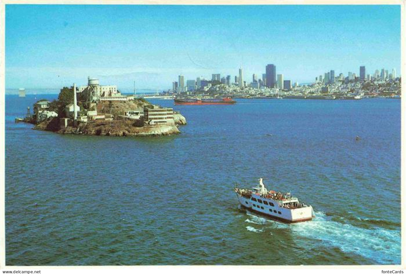 73964442 Alcatraz_San_Francisco_USA On San Francisco Bay With The City And Oakla - Other & Unclassified