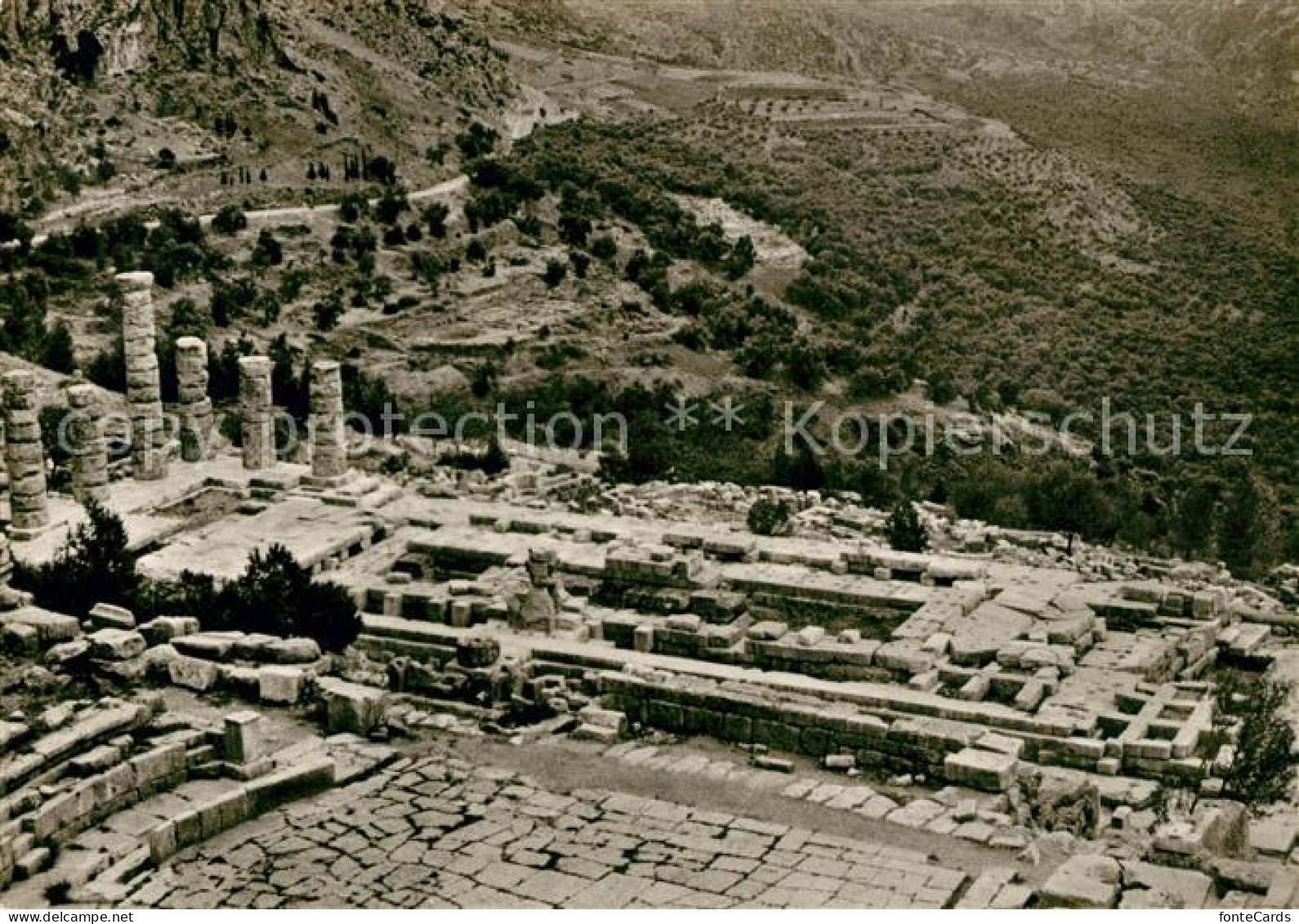 43113353 Delphi Apollo Tempel Ruinen Antike Staette - Other & Unclassified