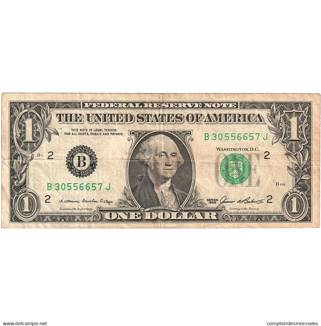Billet, États-Unis, One Dollar, 1985, 1985, KM:3701, TTB - Bilglietti Della Riserva Federale (1928-...)