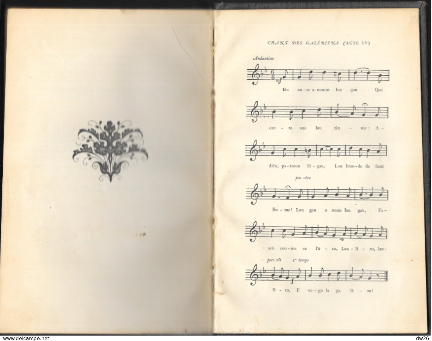 La Reino Jano (La Reine Jeanne) Tragédie Provençale En Cinq Actes (en Langue D'Oc Et Français) Frédéric Mistral 1890 - Autores Franceses