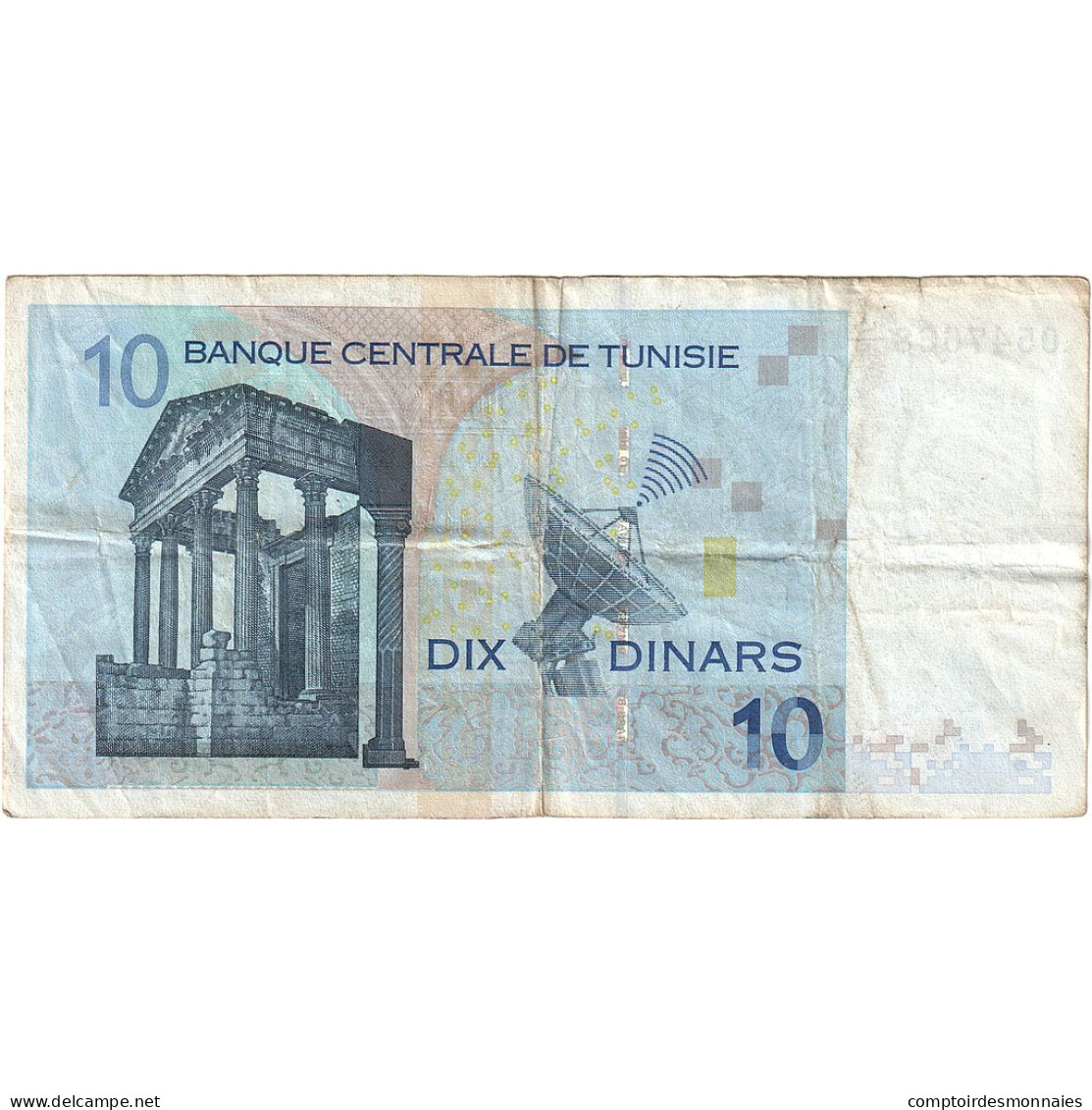 Billet, Tunisie, 10 Dinars, 2005, 2005-11-07, KM:90, TB+ - Tunisia