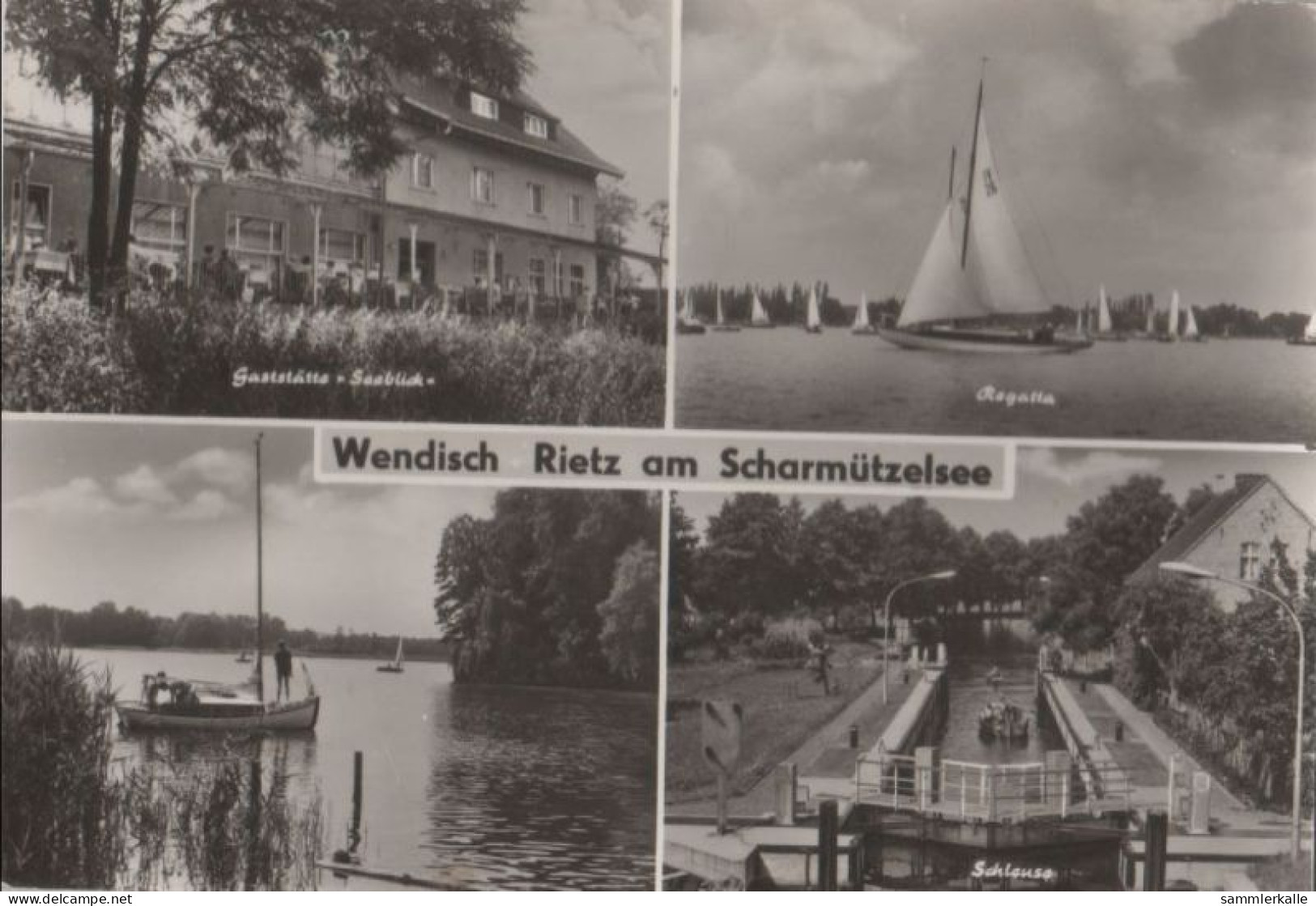 43719 - Wendisch Rietz - U.a. Gaststätte Seeblick - 1982 - Beeskow