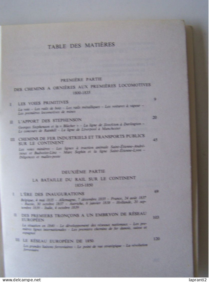 LES CHEMINS DE FER. "LA NAISSANCE DU RAIL EUROPEEN" - Ferrocarril & Tranvías