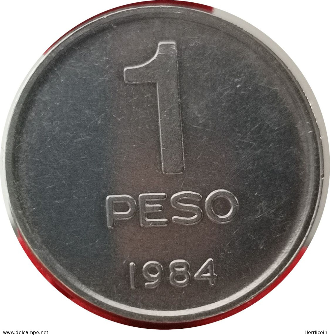 Monnaie Argentine - 1984  - 1 Peso Palais Du Congrès - Argentinië