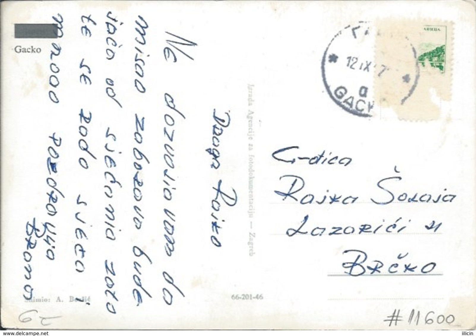 Postcard RA011600 - Bosna I Hercegovina (Bosnia) Republika Srpska Gacko - Bosnie-Herzegovine