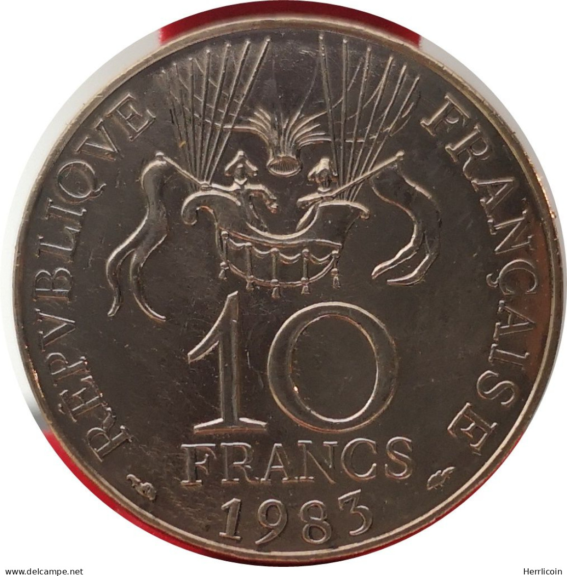 Monnaie France - 1983 Tranche A - 10 Francs Conquête De L'Espace - Conmemorativos