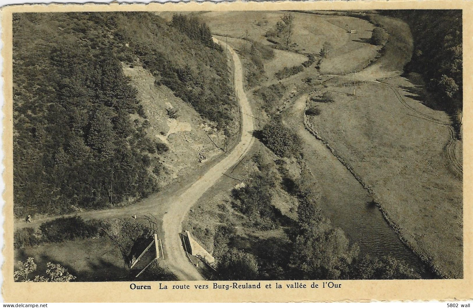 BURG-REULAND OUREN : La Route Vers Burg-Reuland Et  La Vallée De L'Our - Burg-Reuland