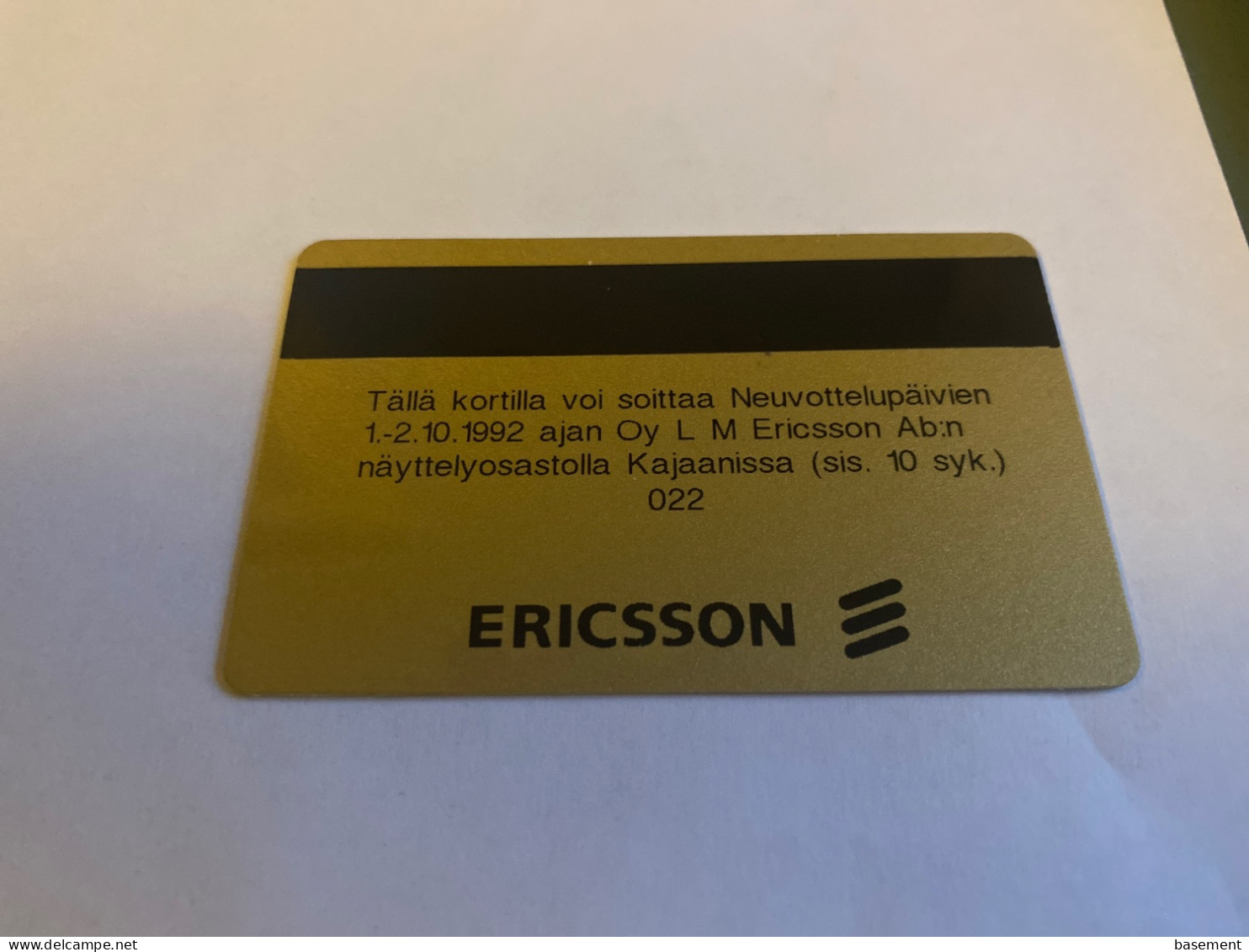 19:381 - Finland ER-P1 Kajaanin Golden Card Ericsson - Finlande