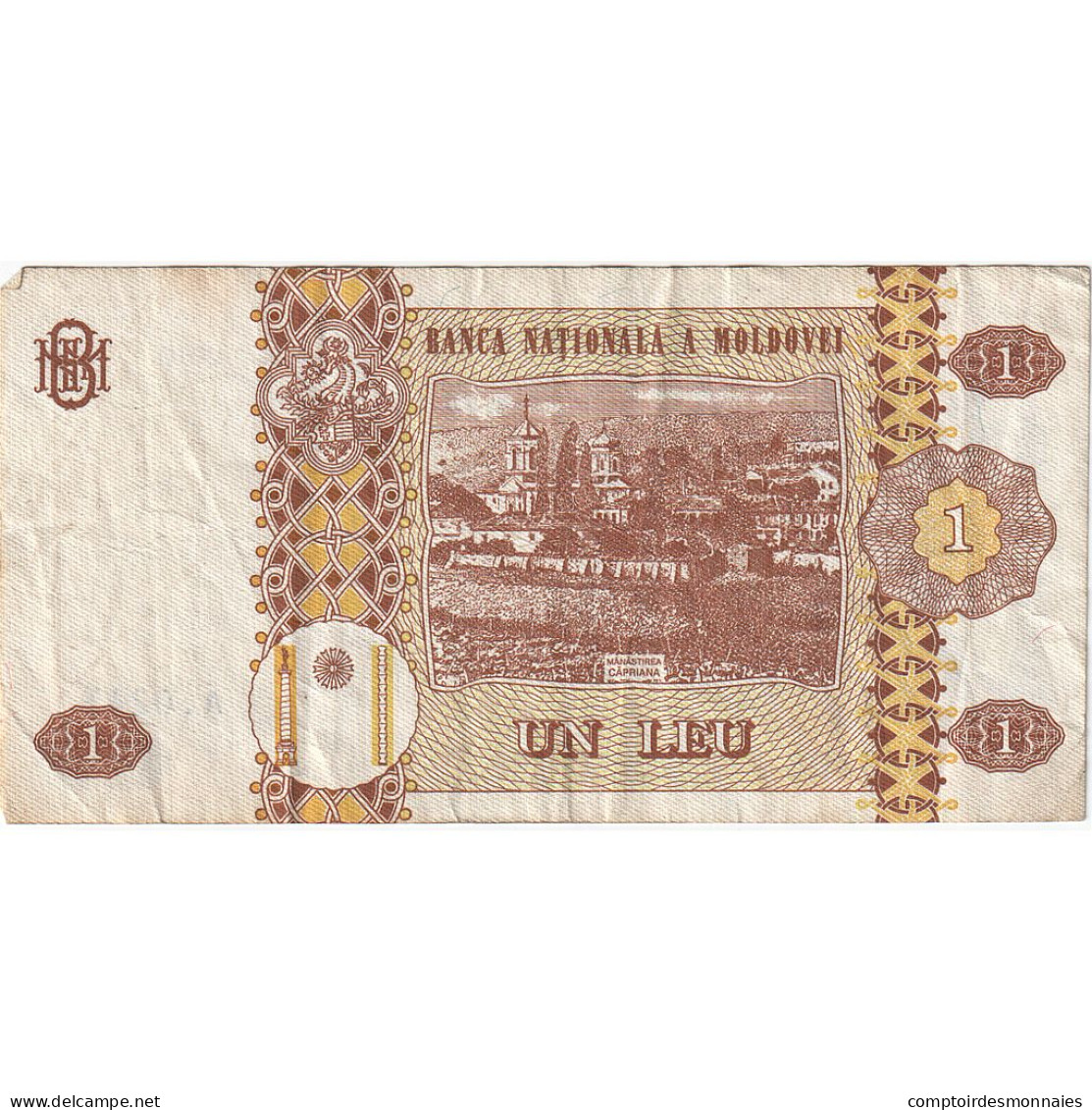 Billet, Moldavie, 1 Leu, 2010, 2010, KM:8h, TTB - Moldova