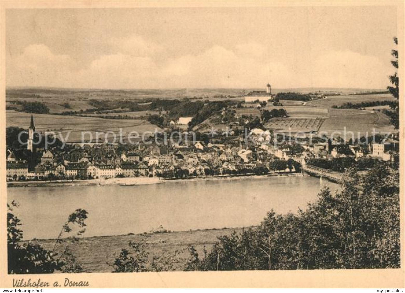 73520787 Vilshofen Donau Panorama Blick Ueber Die Donau Vilshofen Donau - Vilshofen