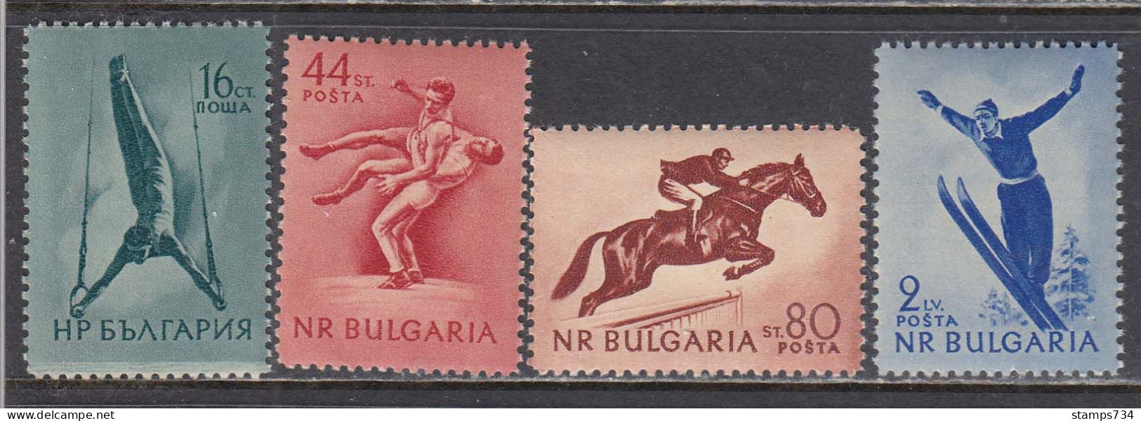Bulgaria 1954 - Sport, Mi-Nr. 928/31, MNH** - Unused Stamps